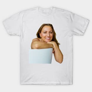 Sublime Woman with a Smiling Eyes and Face T-Shirt